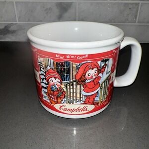 2000 HH Campbells Soup Cup Mug  M'm M'm Good Winter fall Campbells Kids 3-1/2"T